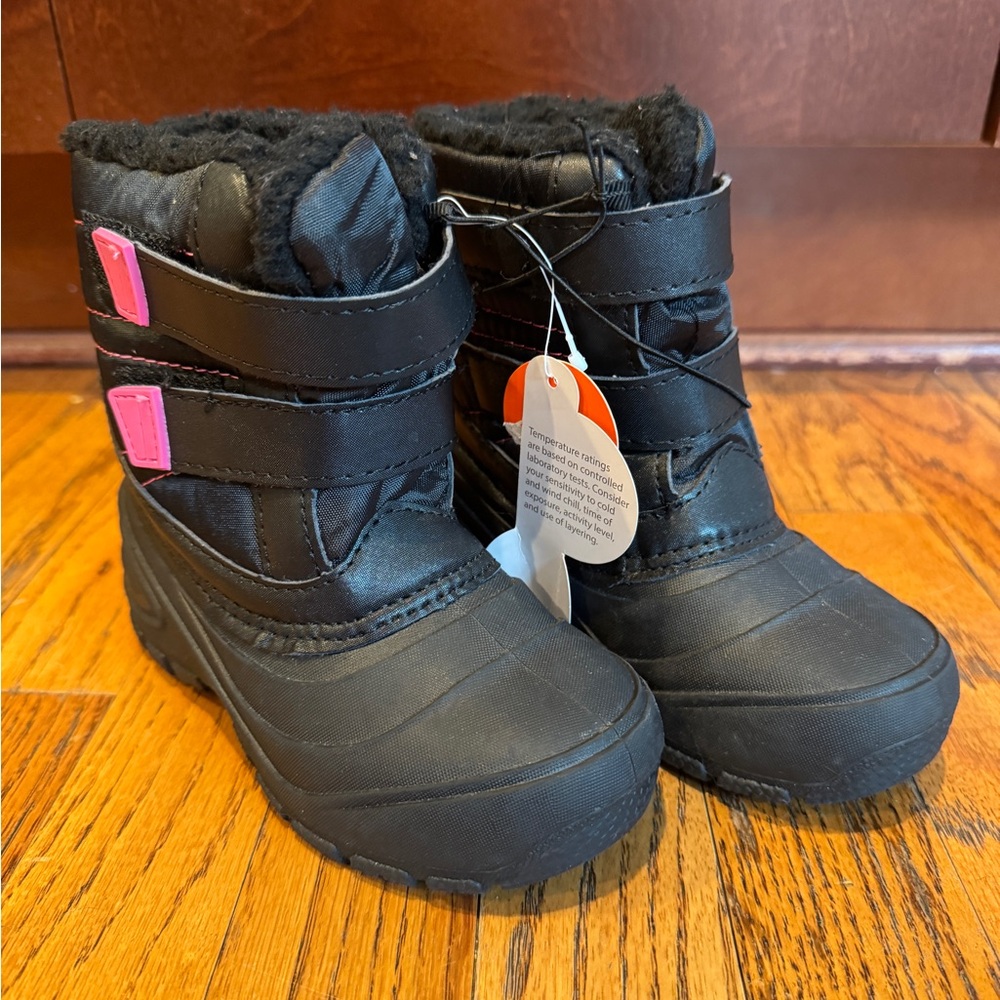 Wonder Nation Girls Snow Boots 10C NWT